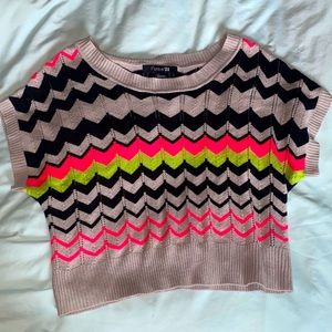 Striped Forever21 Knit Sweater